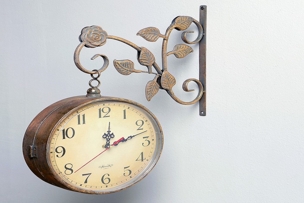 Hang a vintage clock